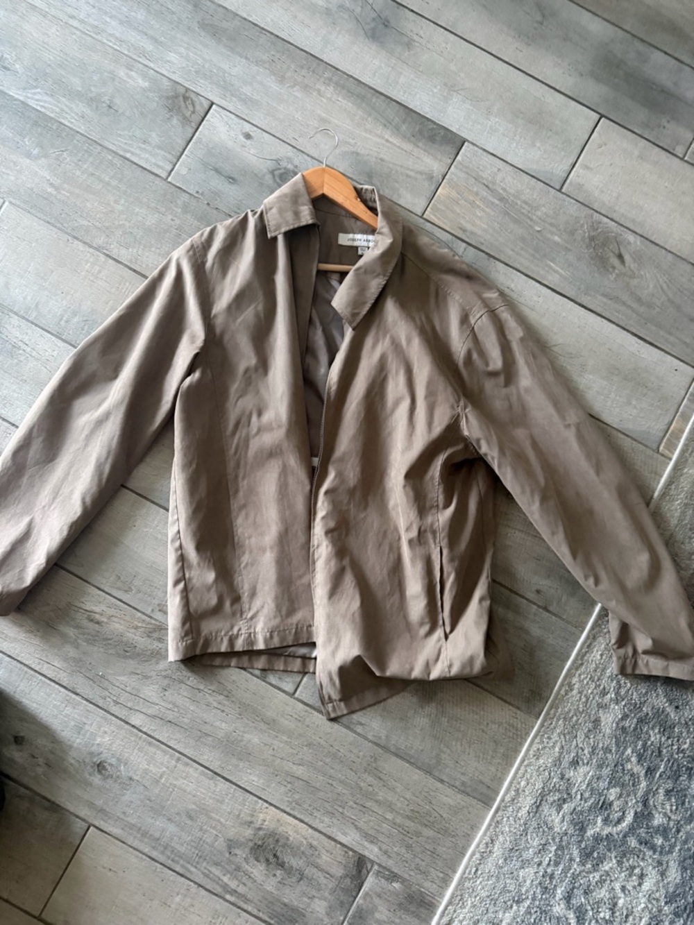 Joseph Abboud Lightweight Taupe Shirt Jacket